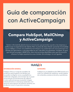 Guía de comparación con ActiveCampaign