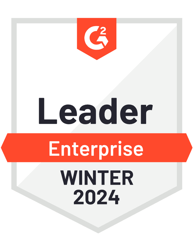 Insignia de G2: Líder - Grandes empresas - Verano 2023